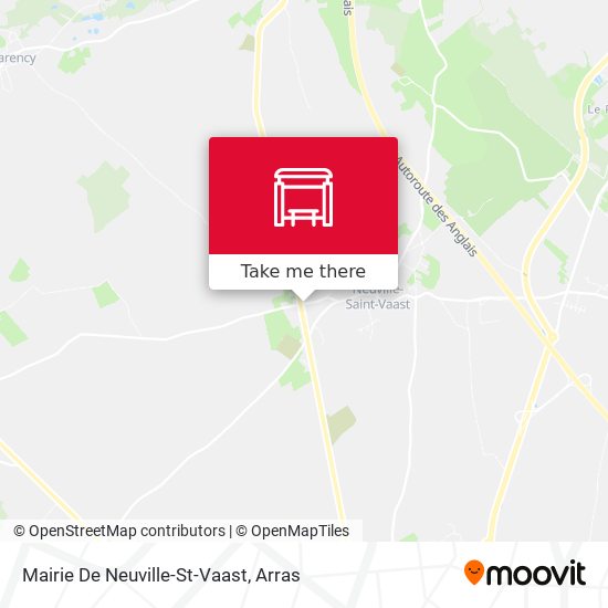 Mairie De Neuville-St-Vaast map