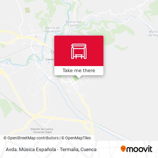 Avda. Música Española - Termalia map