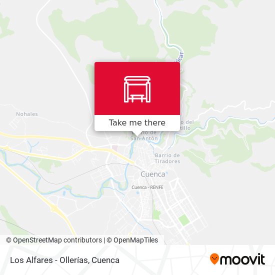 Los Alfares - Ollerías map