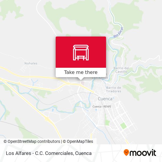 Los Alfares - C.C. Comerciales map