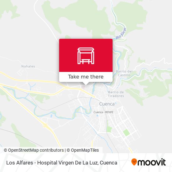 Los Alfares - Hospital Virgen De La Luz map