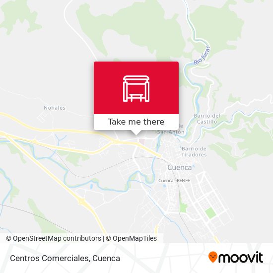 Centros Comerciales map