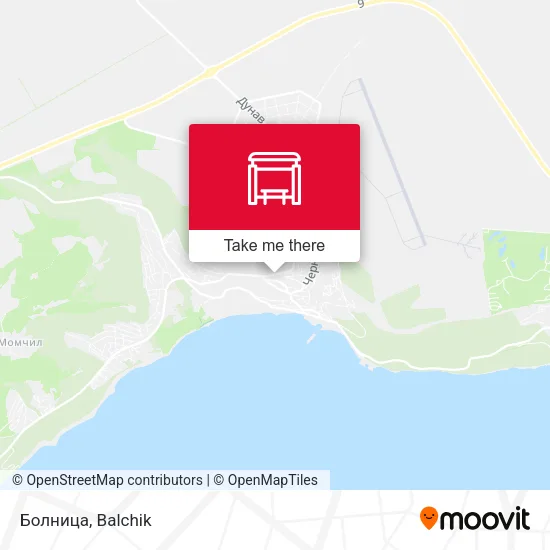 Карта Болница