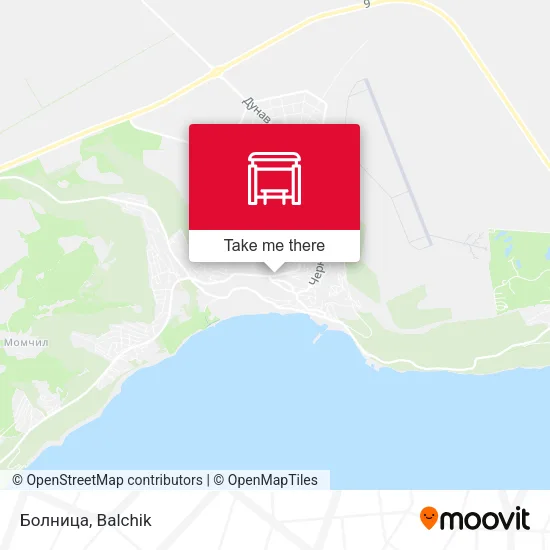 Карта Болница