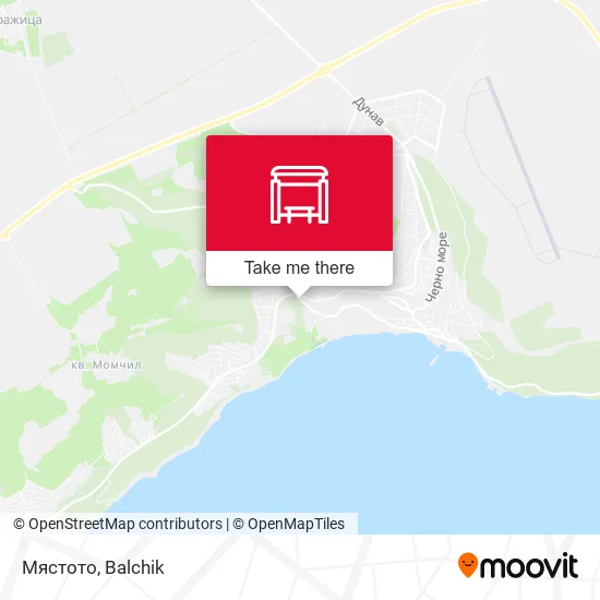 Карта Мястото