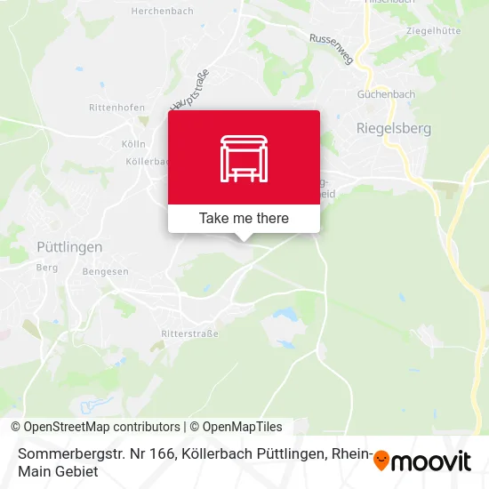 Карта Sommerbergstr. Nr 166, Köllerbach Püttlingen