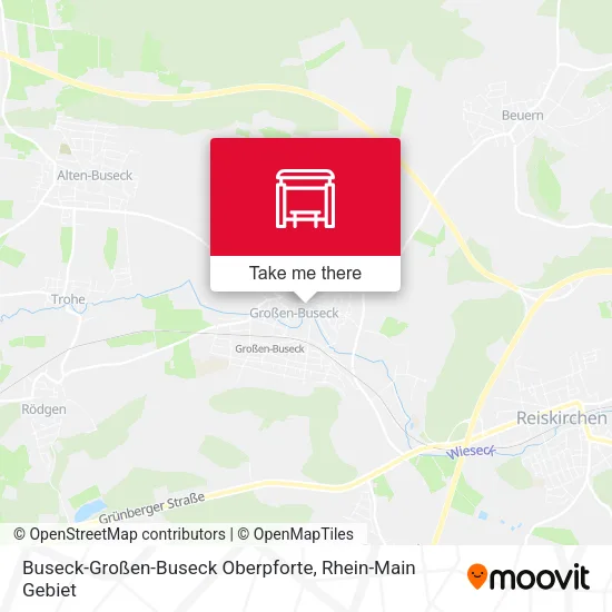 Карта Buseck-Großen-Buseck Oberpforte