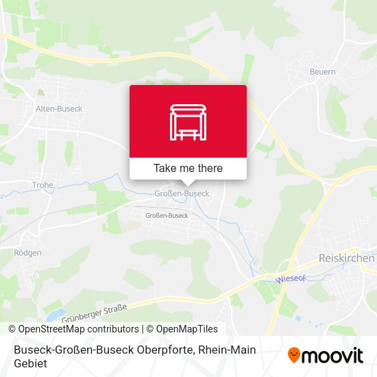 Карта Buseck-Großen-Buseck Oberpforte