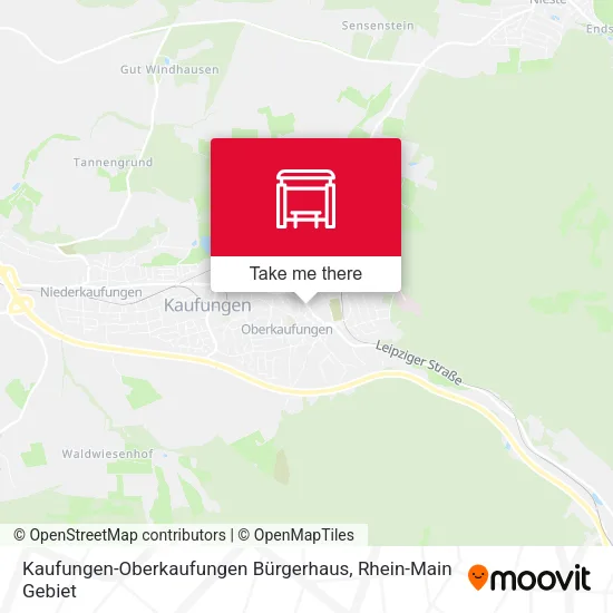 Kaufungen-Oberkaufungen Bürgerhaus map