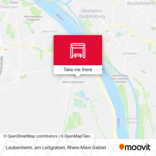 Карта Laubenheim, am Leitgraben