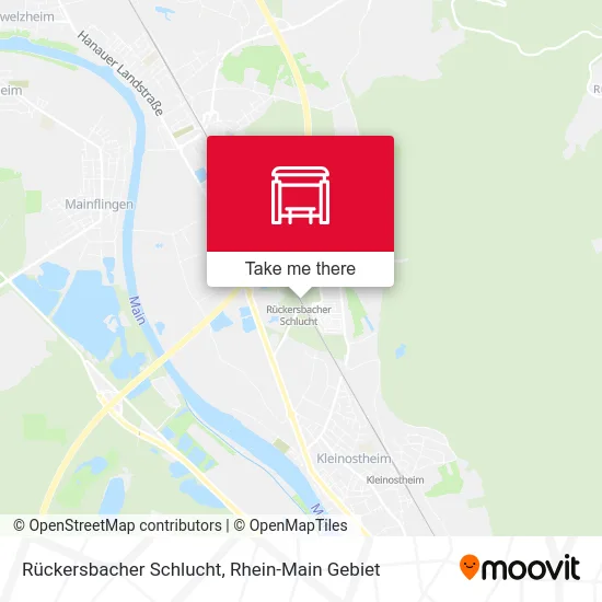 Rückersbacher Schlucht map