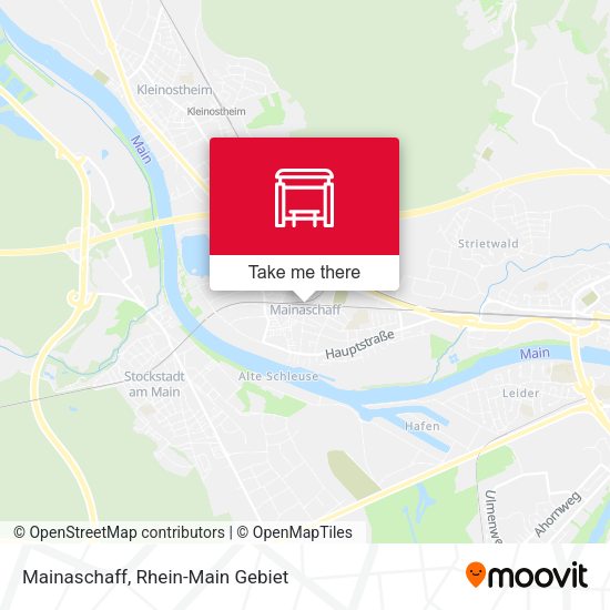 Карта Mainaschaff
