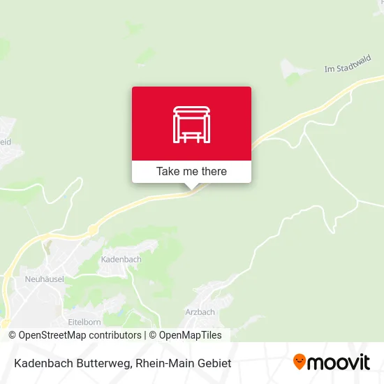 Карта Kadenbach Butterweg