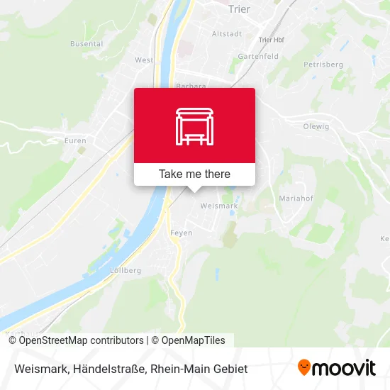 Карта Weismark, Händelstraße