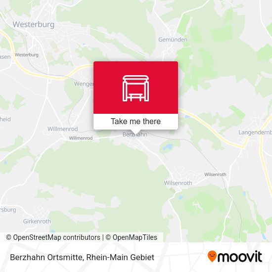 Карта Berzhahn Ortsmitte