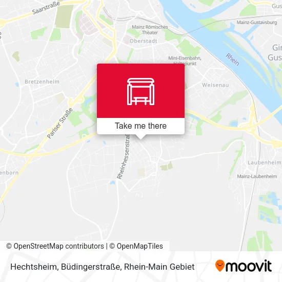 Карта Hechtsheim, Büdingerstraße