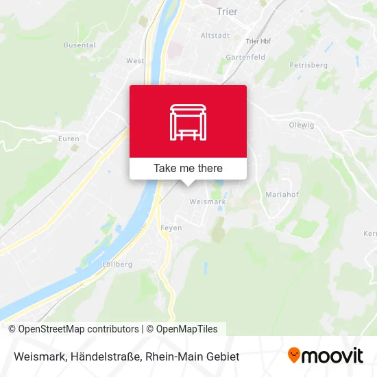 Карта Weismark, Händelstraße