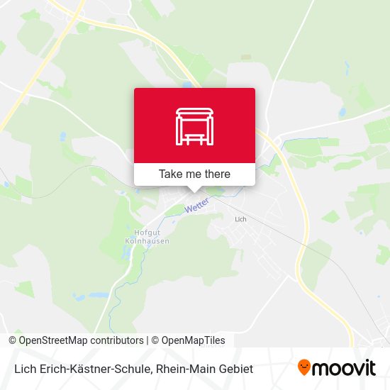 Lich Erich-Kästner-Schule map