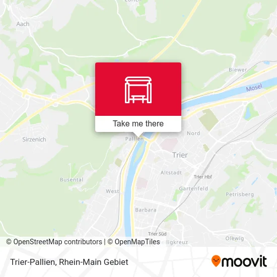 Trier-Pallien map