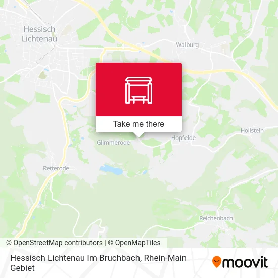Карта Hessisch Lichtenau Im Bruchbach