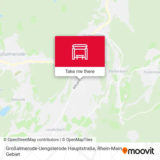 Карта Großalmerode-Uengsterode Hauptstraße