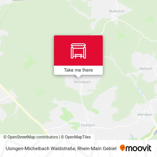 Usingen-Michelbach Waldstraße map