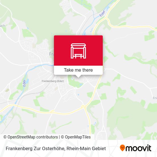 Карта Frankenberg Zur Osterhöhe