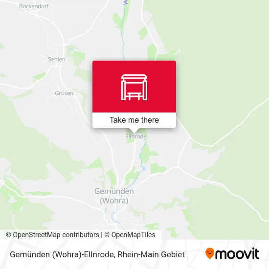 Карта Gemünden (Wohra)-Ellnrode