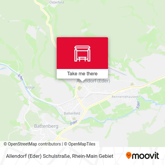 Карта Allendorf (Eder) Schulstraße