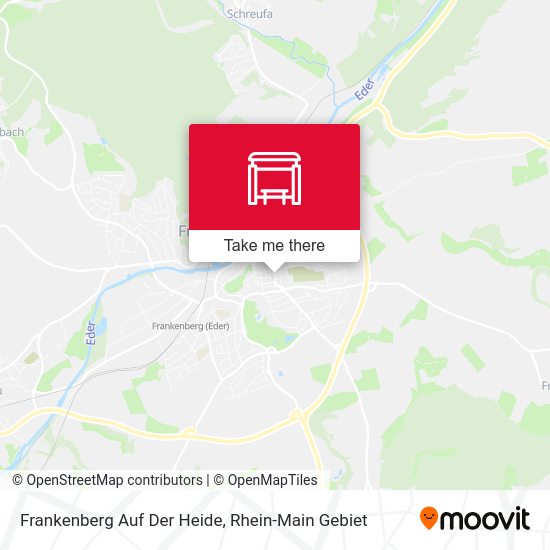 Карта Frankenberg Auf Der Heide