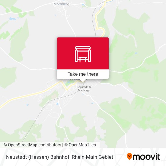 Карта Neustadt (Hessen) Bahnhof
