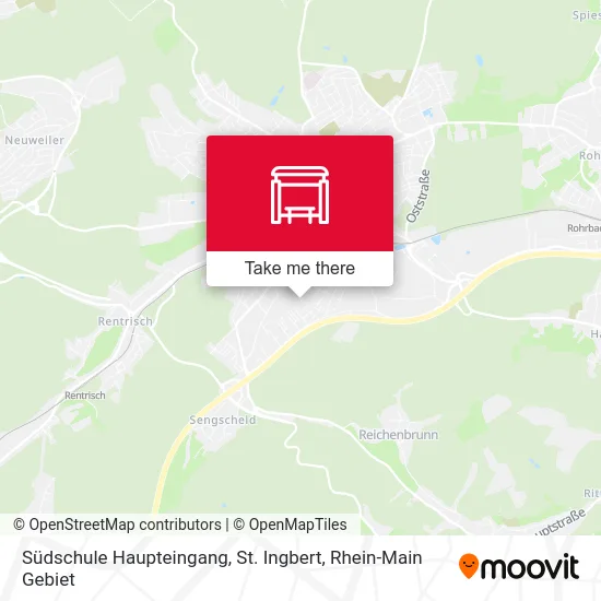 Карта Südschule Haupteingang, St. Ingbert