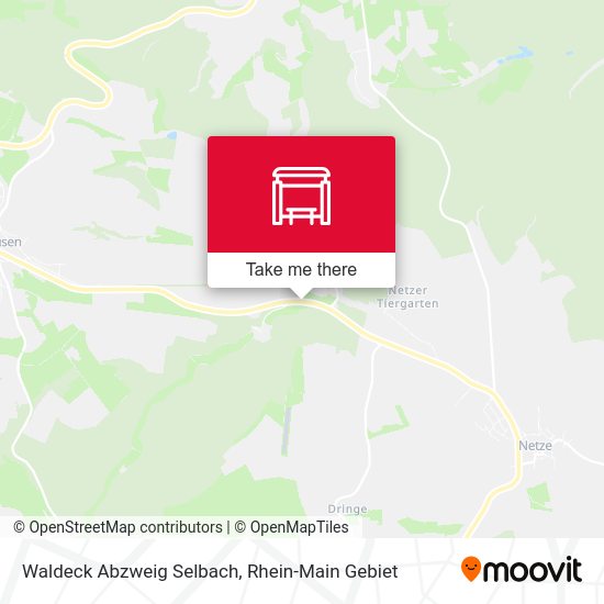 Карта Waldeck Abzweig Selbach