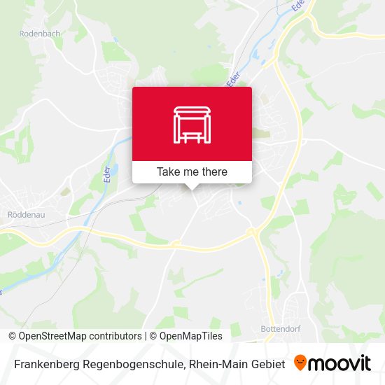 Карта Frankenberg Regenbogenschule