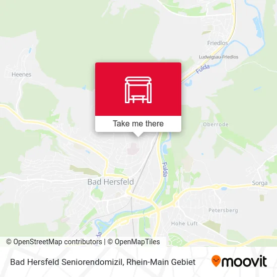Карта Bad Hersfeld Seniorendomizil