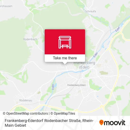 Карта Frankenberg-Ederdorf Rodenbacher Straße