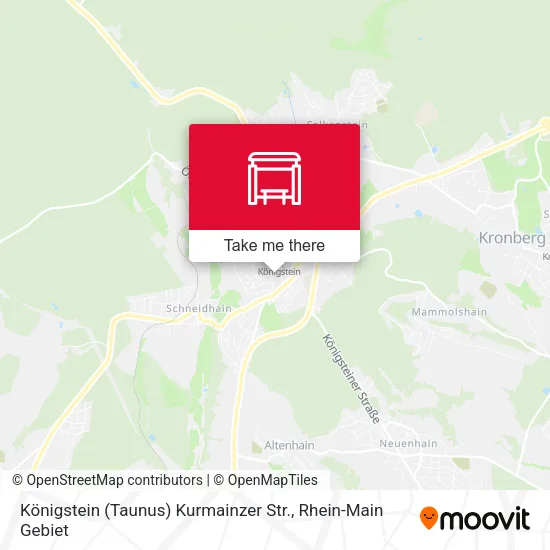 Карта Königstein (Taunus) Kurmainzer Str.