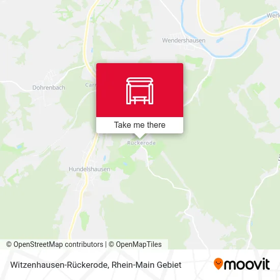 Карта Witzenhausen-Rückerode