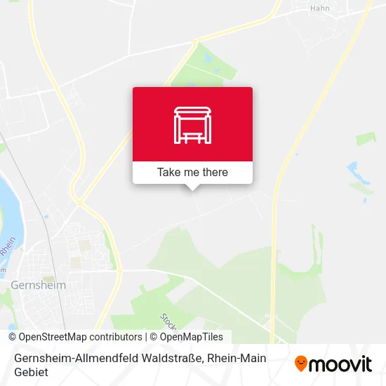 Карта Gernsheim-Allmendfeld Waldstraße