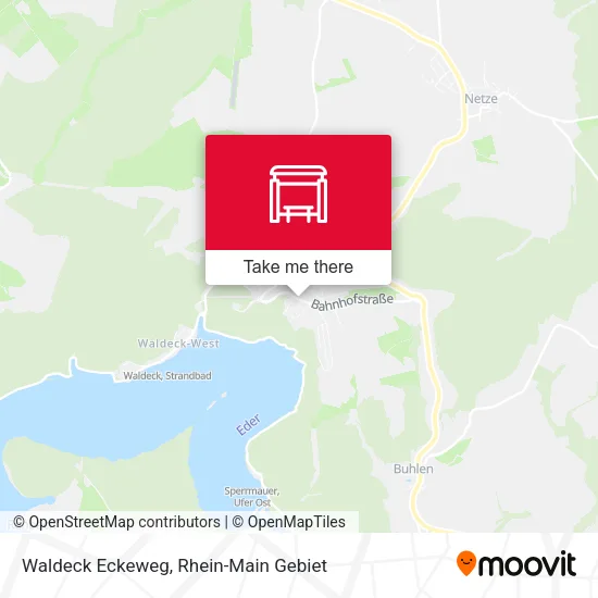 Карта Waldeck Eckeweg