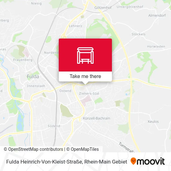 Карта Fulda Heinrich-Von-Kleist-Straße