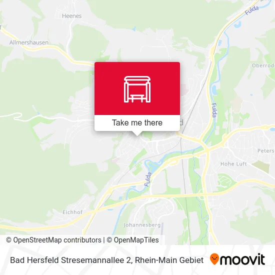 Карта Bad Hersfeld Stresemannallee 2