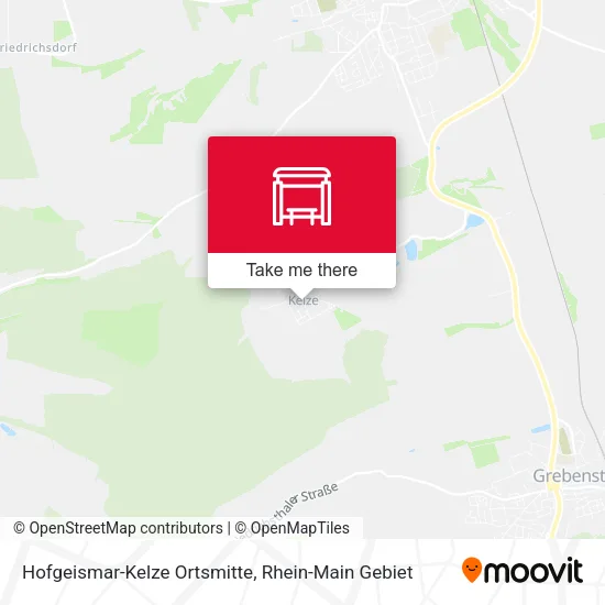 Карта Hofgeismar-Kelze Ortsmitte