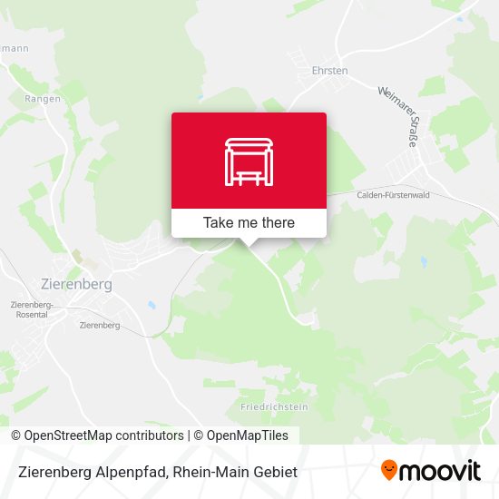 Карта Zierenberg Alpenpfad