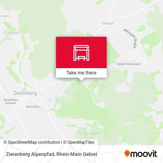 Карта Zierenberg Alpenpfad