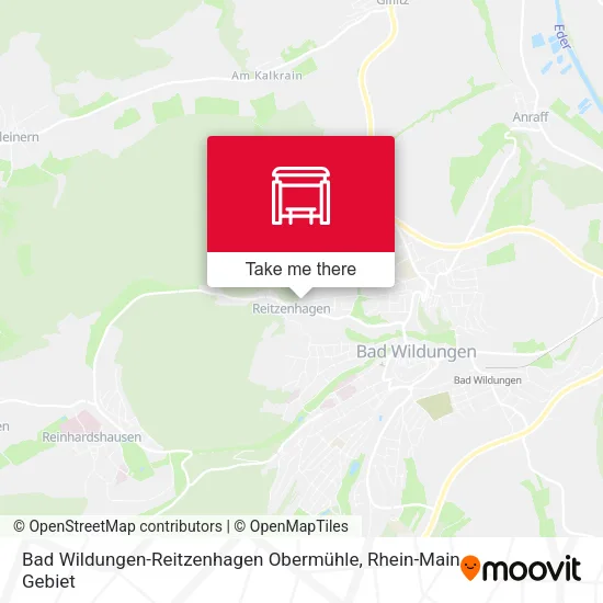 Карта Bad Wildungen-Reitzenhagen Obermühle