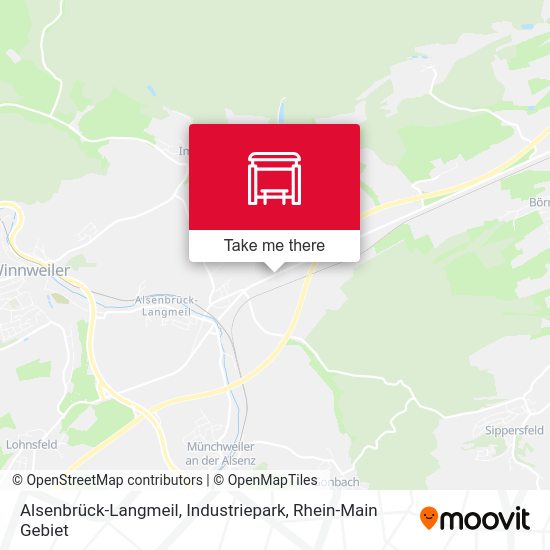 Карта Alsenbrück-Langmeil, Industriepark