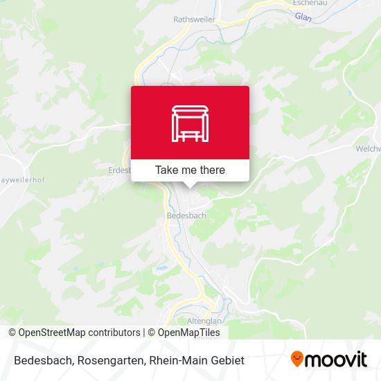 Карта Bedesbach, Rosengarten
