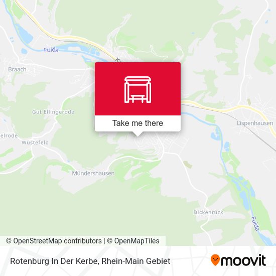 Карта Rotenburg In Der Kerbe