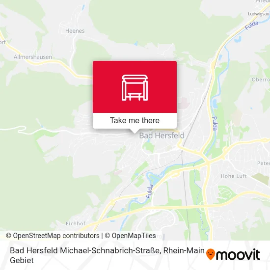 Карта Bad Hersfeld Michael-Schnabrich-Straße